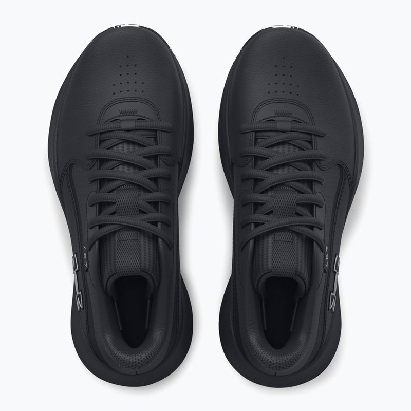 Încălțăminte de baschet pentru copii Under Armour GS Lockdown 7 black/black/metallic silver 4