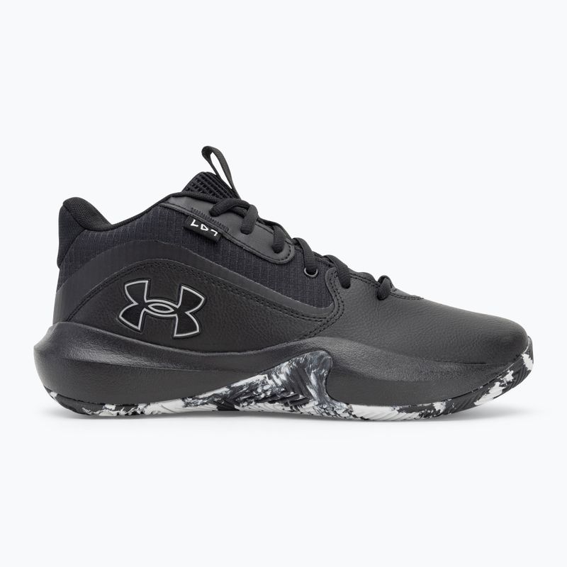 Încălțăminte de baschet  Under Armour Lockdown 7 black/black/metallic silver 2