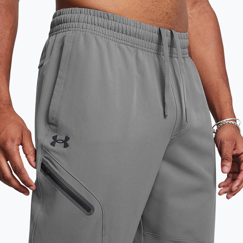 Pantaloni de antrenament pentru bărbați Under Armour Unstoppable Joggers castlerock/black 4