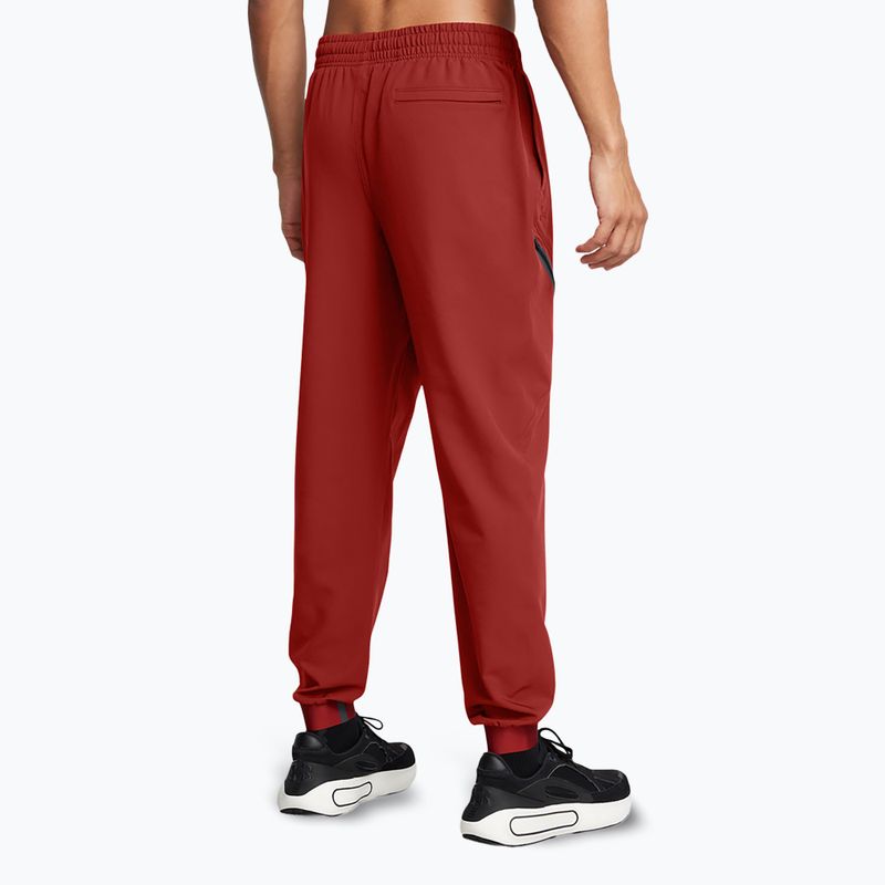 Pantaloni pentru bărbați Under Armour Unstoppable Joggers earthen orange/black 3