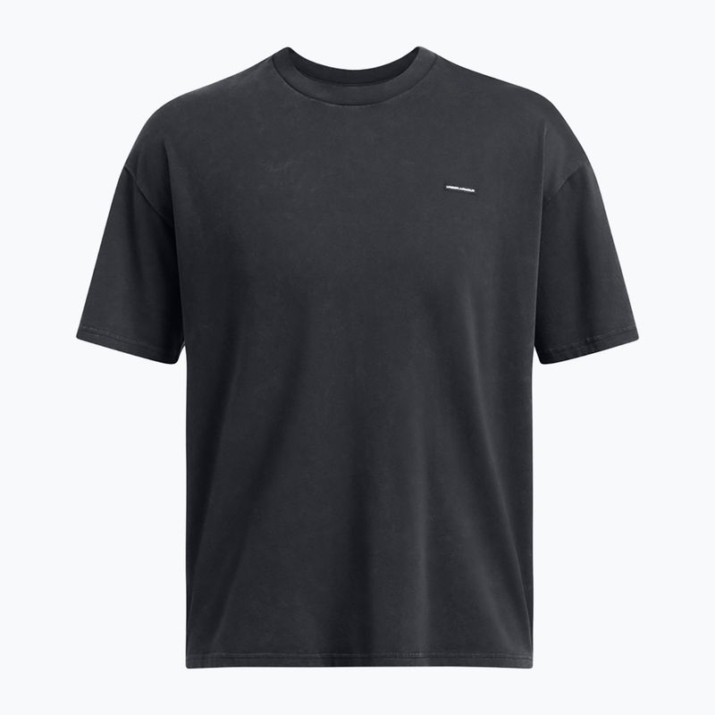 Tricou pentru bărbați Under Armour HW OS Logo Wash black/white 3