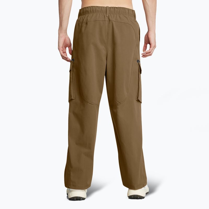 Pantaloni pentru bărbați Under Armour Unstoppable Utility Cargo coyote/black 3