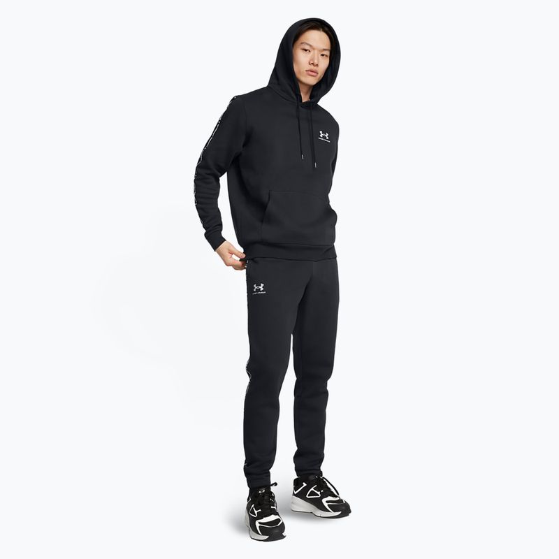 Pantaloni pentru bărbați Under Armour Icon Fleece Jgr black/white 2