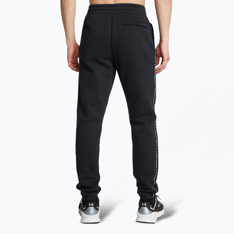 Pantaloni pentru bărbați Under Armour Icon Fleece Jgr black/white 3