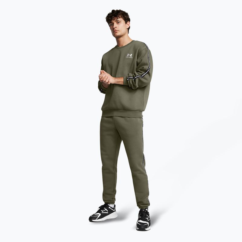 Pantaloni pentru bărbați Under Armour Icon Fleece Jgr marine green/white 2