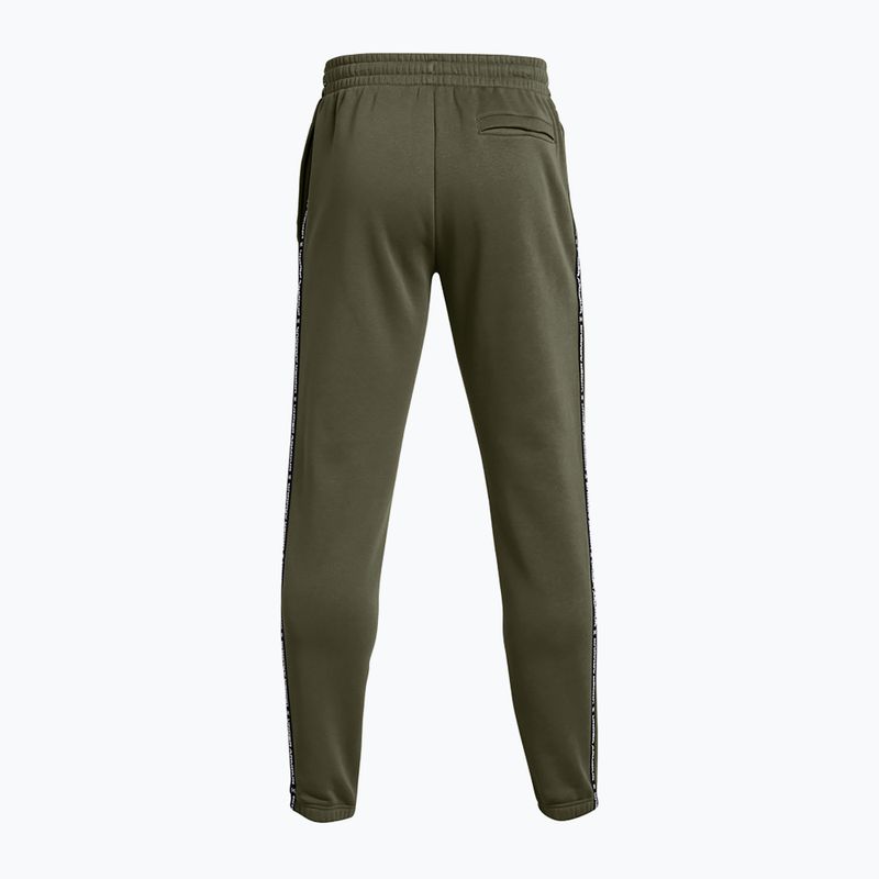 Pantaloni pentru bărbați Under Armour Icon Fleece Jgr marine green/white 7