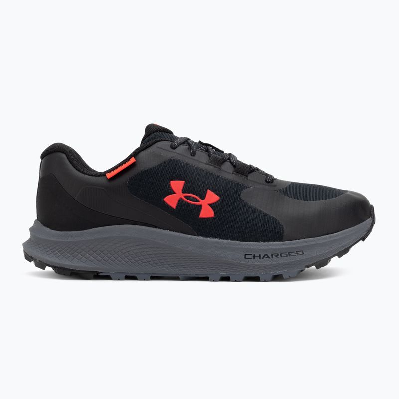 Under Armour Charged Bandit Trail 3 pantofi de alergare pentru bărbați negru/negru/racer red 2