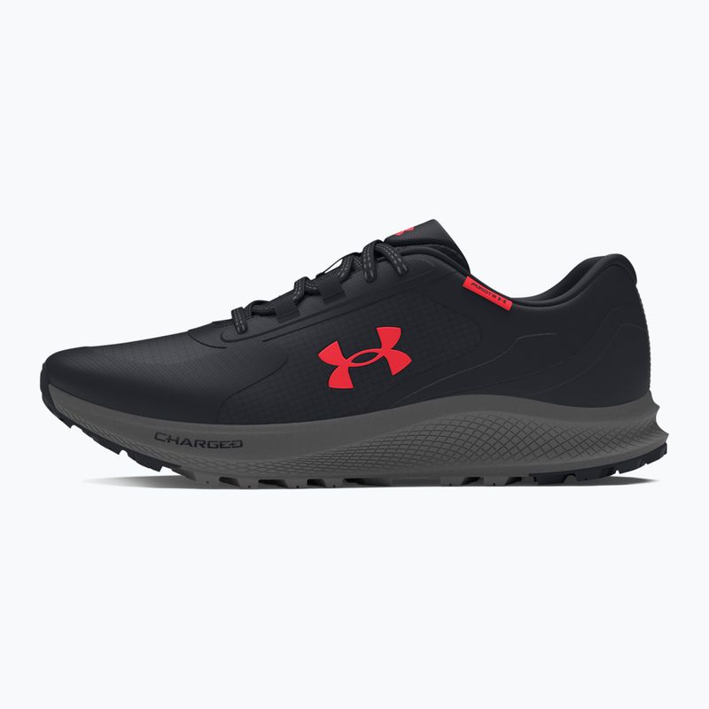 Under Armour Charged Bandit Trail 3 pantofi de alergare pentru bărbați negru/negru/racer red 3