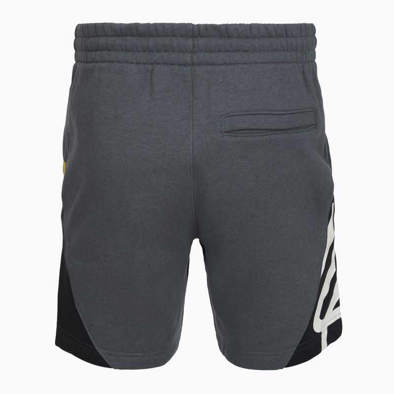 Pantaloni scurți pentru bărbați Under Armour Curry Splash Fleece Short castlerock full heather/black/white clay 2