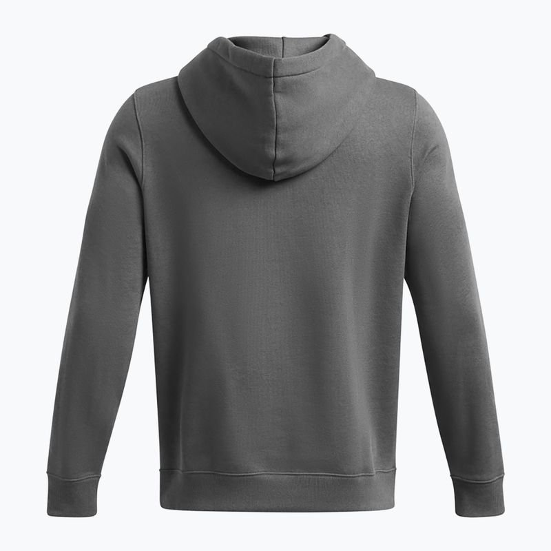 Hanorac Under Armour Curry Splash pentru bărbați castlerock full heather/negru 2