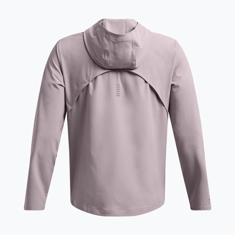 Geacă de alergare pentru bărbați  Under Armour Outrun The Storm tetra gray/morph green/relfective 4