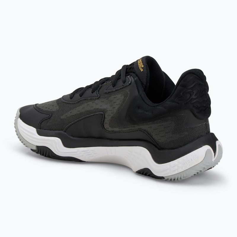 Încălțăminte de baschet  Under Armour Spawn 7 black/metallic gold/black 3