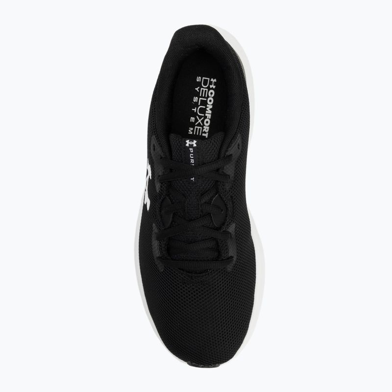 Încălțăminte de alergare pentru bărbați Under Armour Charged Pursuit 4 black/black/white 5