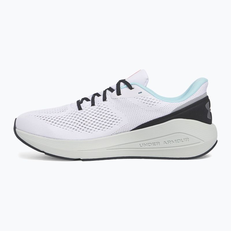 Încălțăminte de alergare pentru bărbați Under Armour Sonic 7 white/hydro green/metallic silver 2