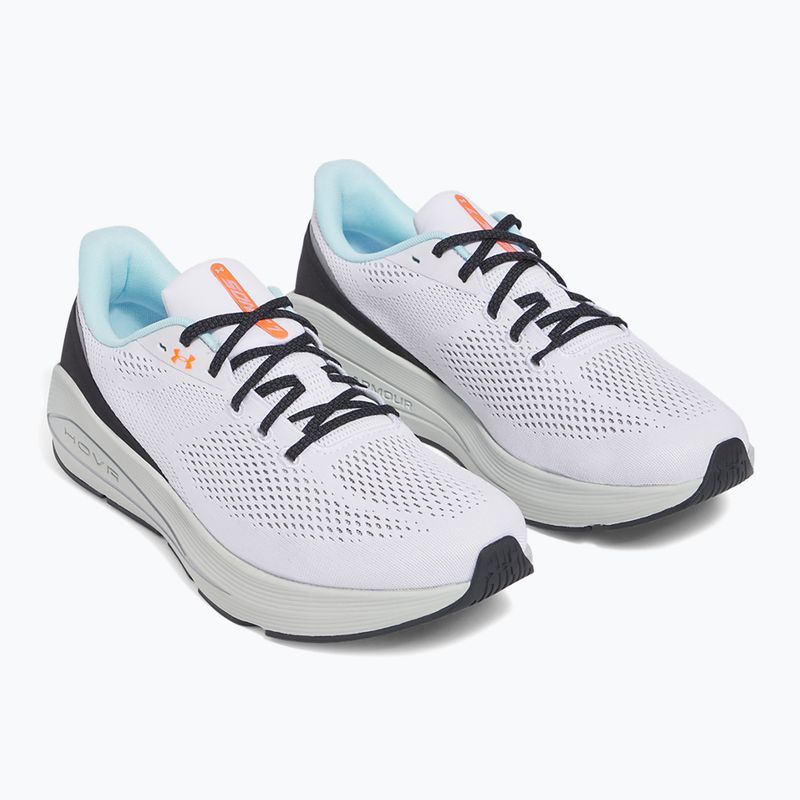 Încălțăminte de alergare pentru bărbați Under Armour Sonic 7 white/hydro green/metallic silver 3