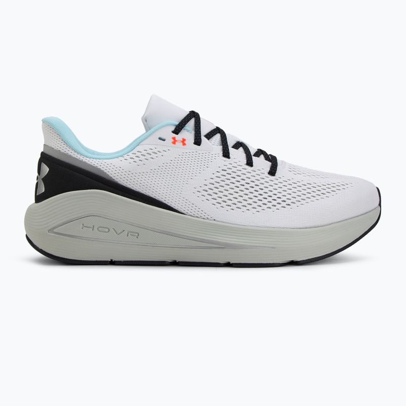 Încălțăminte de alergare pentru bărbați Under Armour Sonic 7 white/hydro green/metallic silver 2