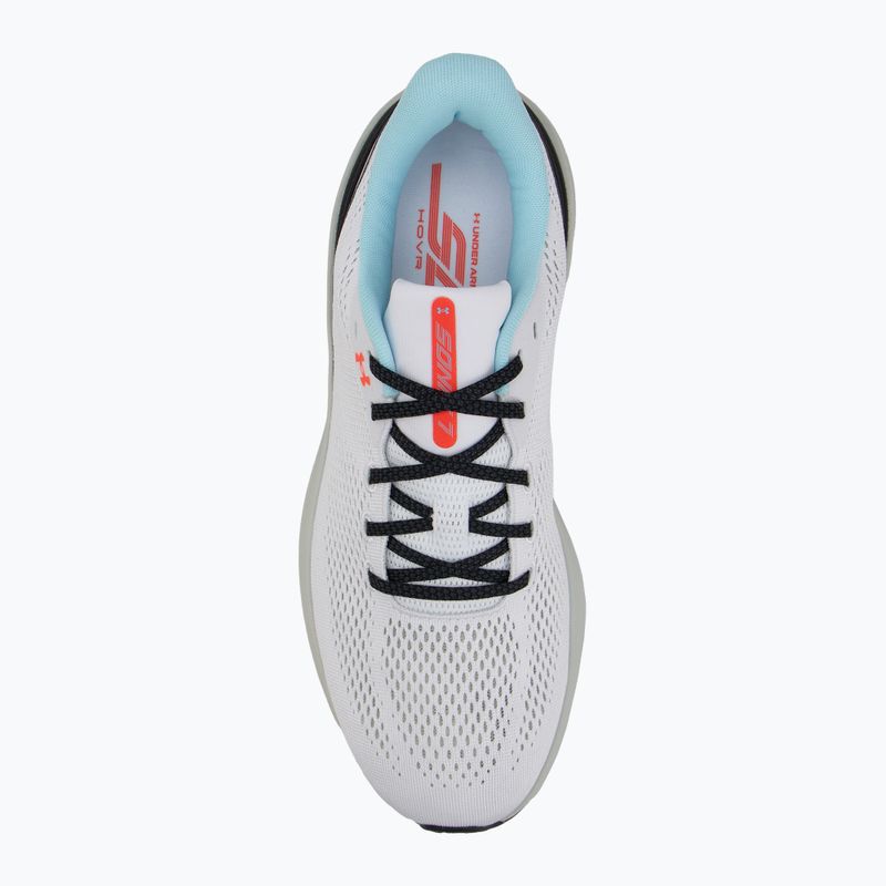 Încălțăminte de alergare pentru bărbați Under Armour Sonic 7 white/hydro green/metallic silver 5
