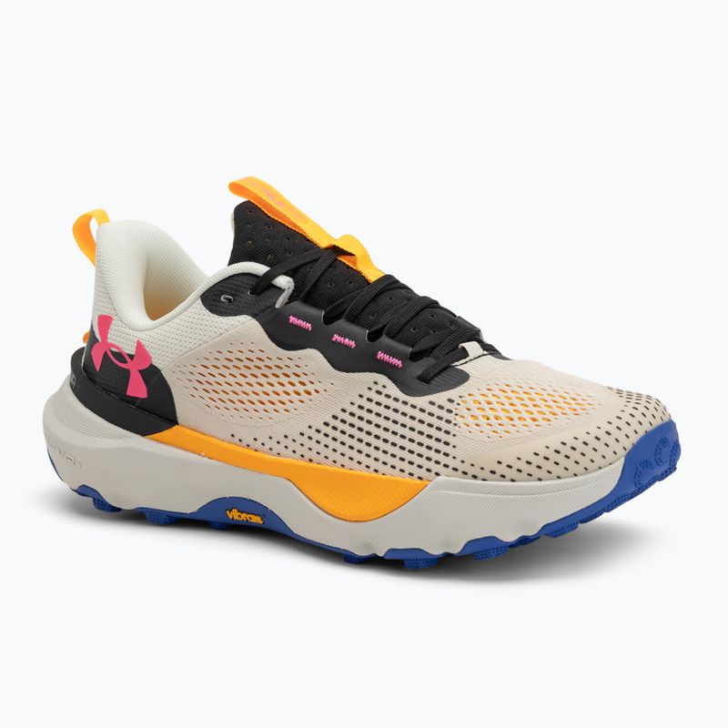 Încălțăminte de alergare pentru bărbați Under Armour Infinite Pro Trail ivory dune/ivory dune/aero pink