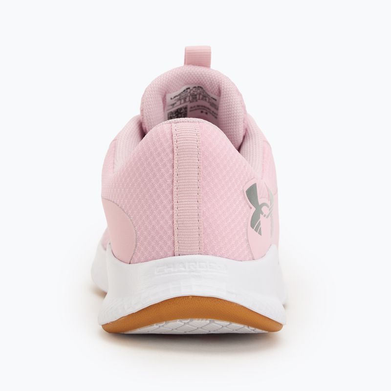 Încălțăminte de antrenament pentru femei  Under Armour W Charged Aurora 2 prime pink/white/metallic silver 6