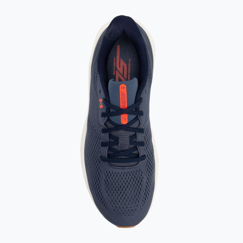 Încălțăminte de alergare pentru bărbați Under Armour Sonic 7 downpour gray/white quartz/midnight navy 5
