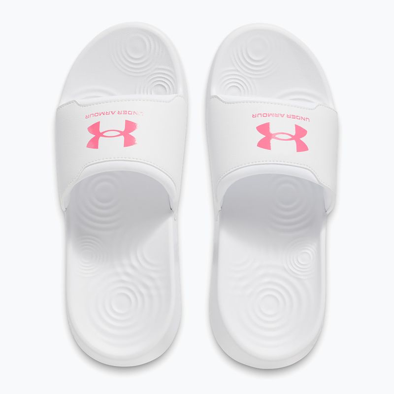 Papuci pentru femei  Under Armour Ignite Select white/white/super pink 4