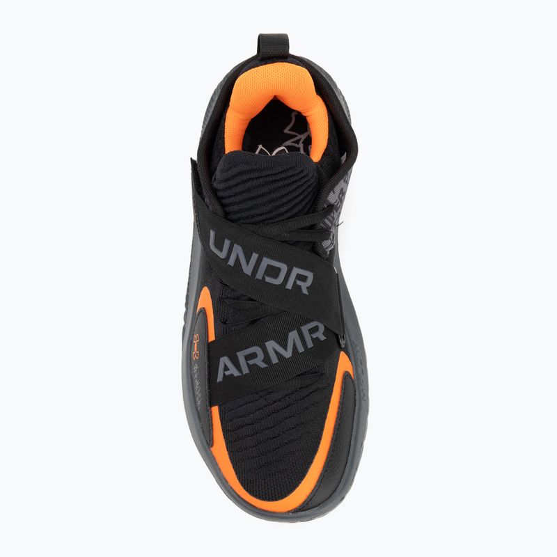 Încălțăminte de baschet Under Armour Flow Futr X 4 UAA black/castlerock/blaze orange 5
