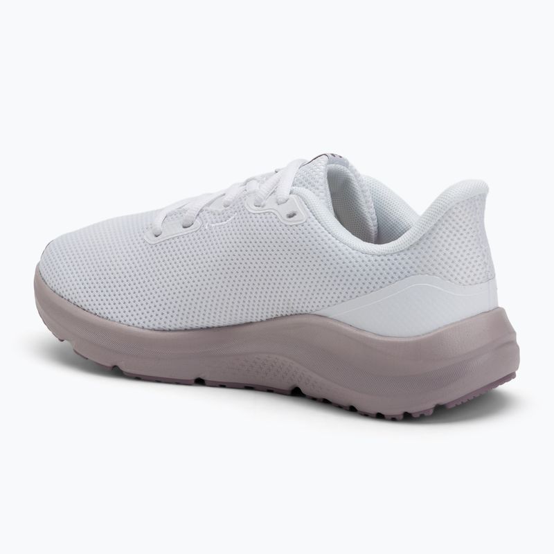 Încălțăminte de alergare pentru femei Under Armour Charged Pursuit 4 white/white/purple prime 3