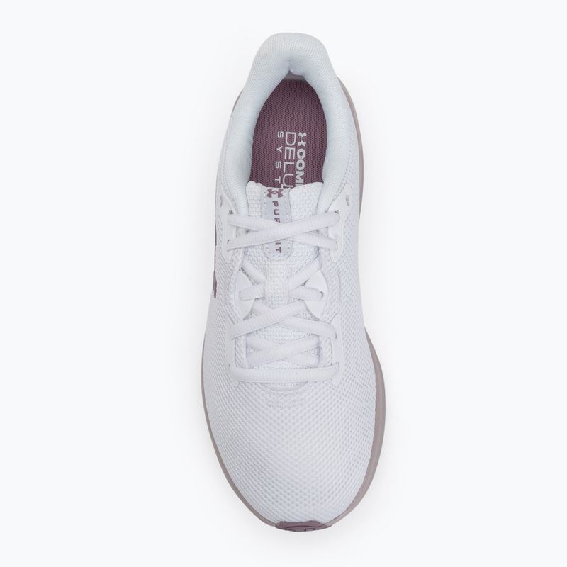 Încălțăminte de alergare pentru femei Under Armour Charged Pursuit 4 white/white/purple prime 5