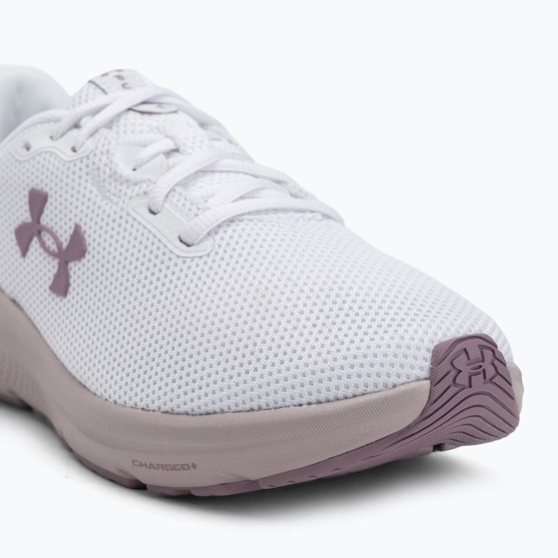 Încălțăminte de alergare pentru femei Under Armour Charged Pursuit 4 white/white/purple prime 7