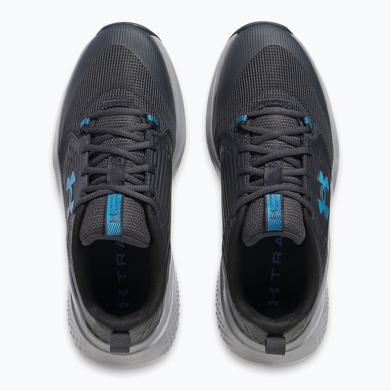 Încălțăminte de antrenament pentru bărbați Under Armour Commit 4 anthracite/steel/ether blue 4