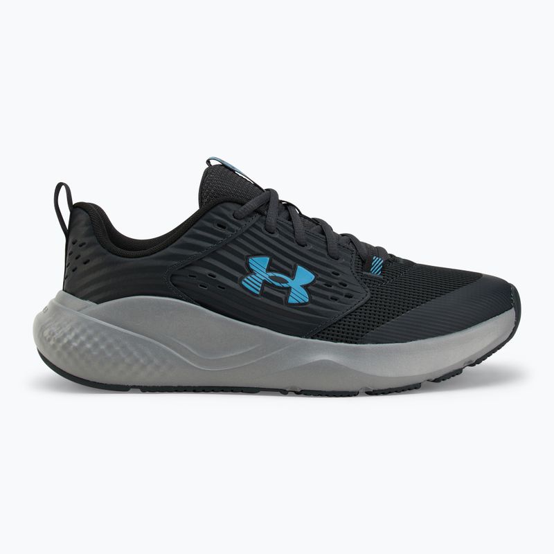 Încălțăminte de antrenament pentru bărbați Under Armour Commit 4 anthracite/steel/ether blue 2