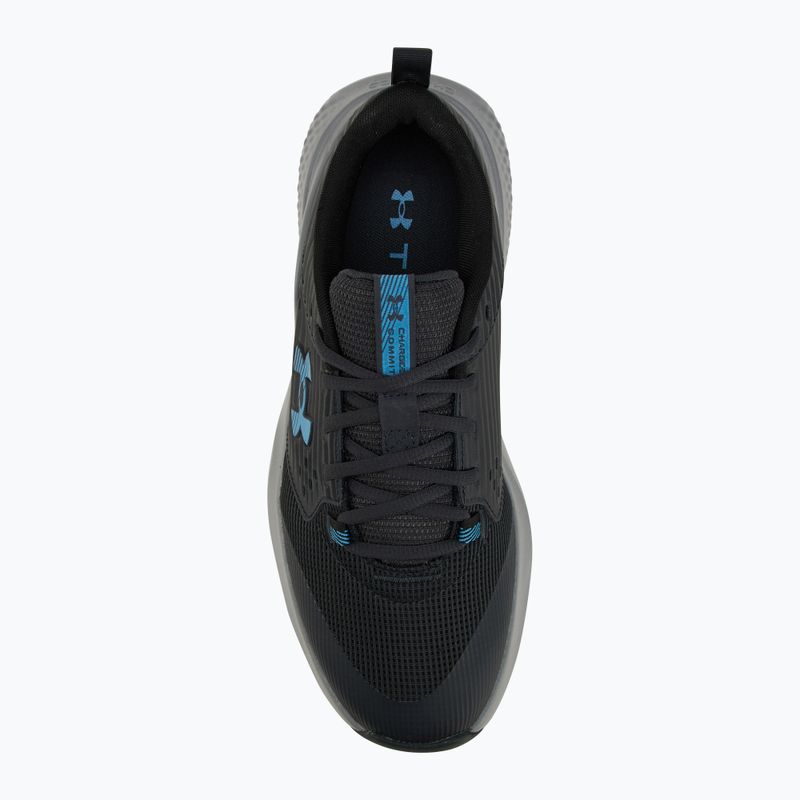 Încălțăminte de antrenament pentru bărbați Under Armour Commit 4 anthracite/steel/ether blue 5