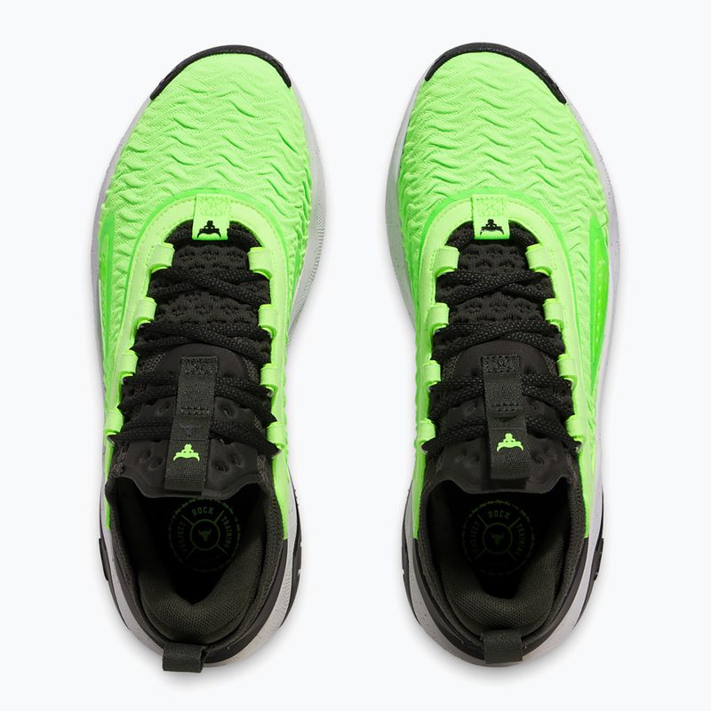 Încălțăminte de antrenament pentru bărbați Under Armour Project Rock 7 baroque green/hyper green/black 11