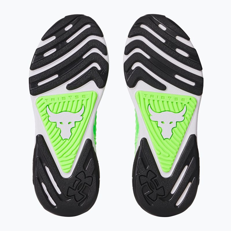 Încălțăminte de antrenament pentru bărbați Under Armour Project Rock 7 baroque green/hyper green/black 12