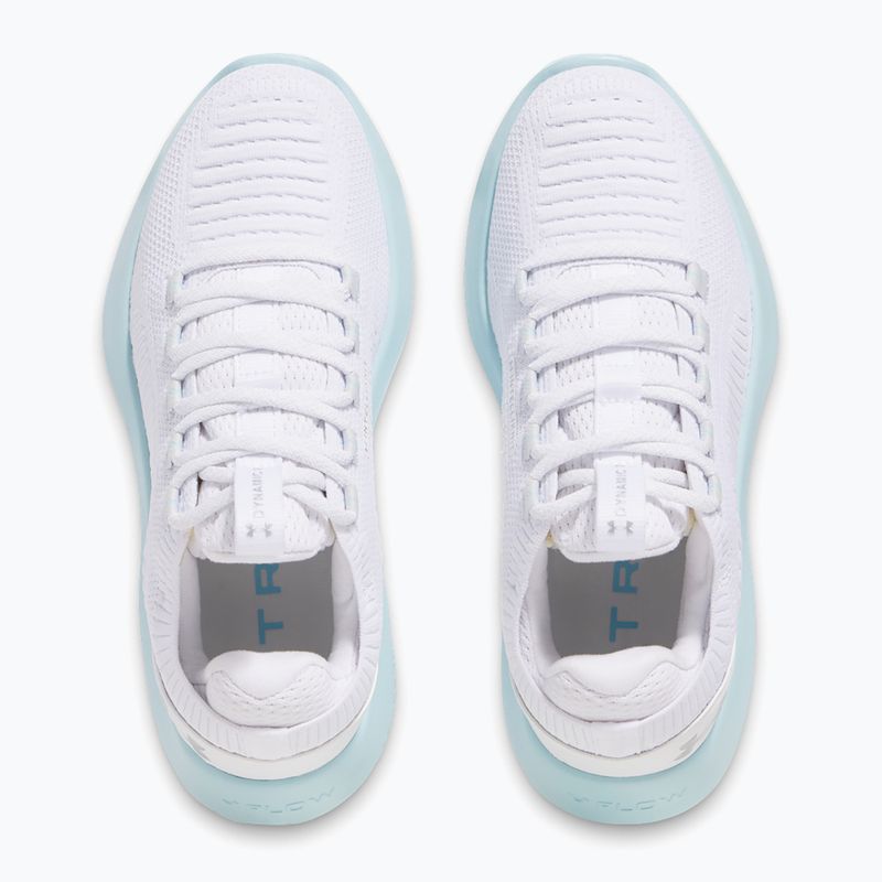 Încălțăminte de antrenament pentru femei  Under Armour Dynamic 2 white/stream/metallic silver 4