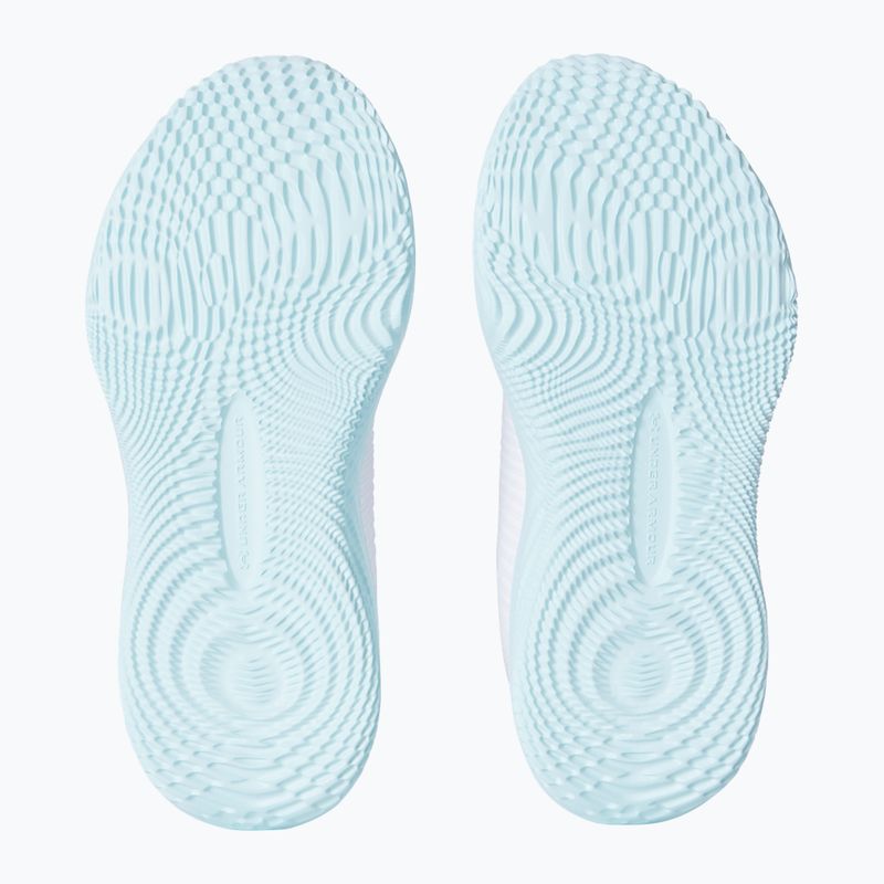 Încălțăminte de antrenament pentru femei  Under Armour Dynamic 2 white/stream/metallic silver 5