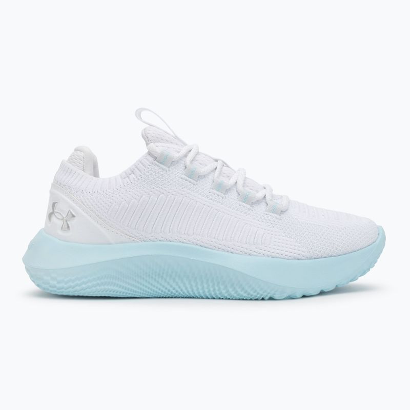 Încălțăminte de antrenament pentru femei  Under Armour Dynamic 2 white/stream/metallic silver 2