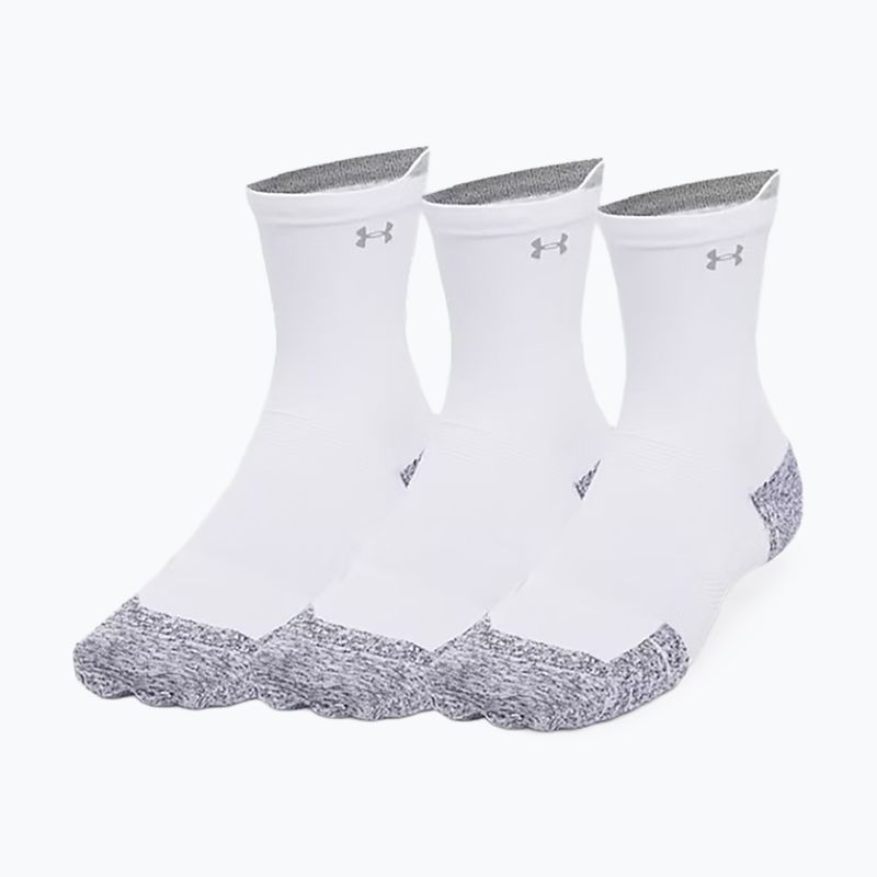 Șosete Under Armour Velociti Run Cushion 3 perechi white/white/reflective