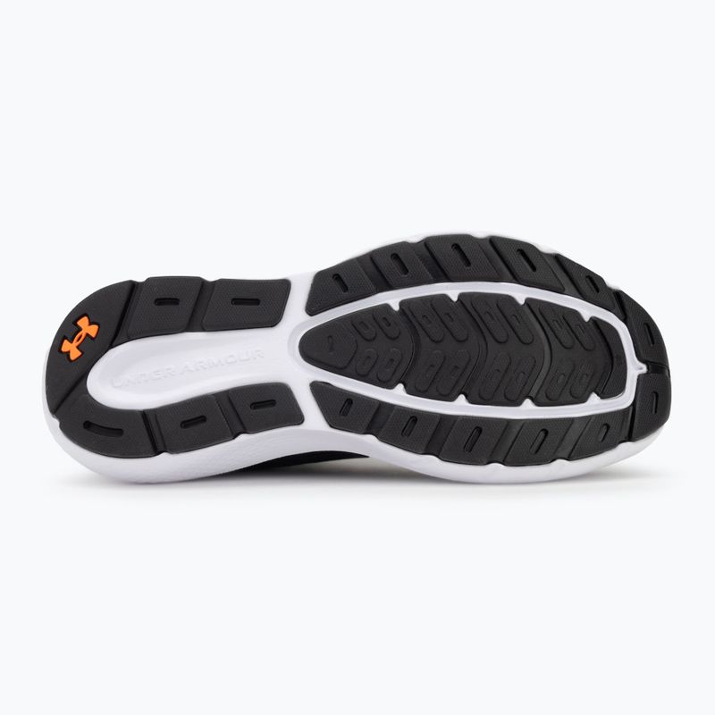 Încălțăminte de alergare pentru bărbați Under Armour Charged Rogue 5 black/black/blaze orange 4