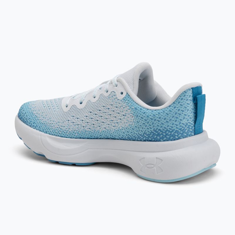 Încălțăminte de alergare pentru femei Under Armour Infinite white/ether blue/white 3