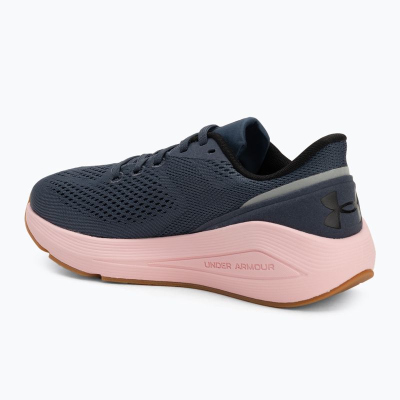 Încălțăminte de alergare pentru femei Under Armour Sonic 7 downpour gray/prime pink/black 3