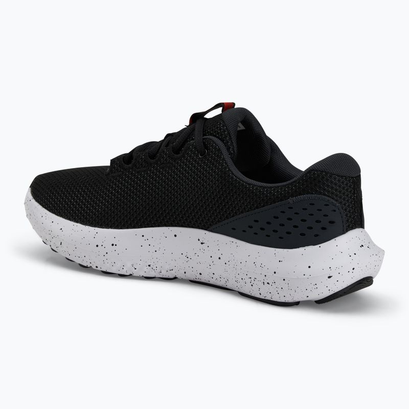 Încălțăminte de alergare pentru bărbați Under Armour Charged Surge 4 black/anthracite/ares red 3