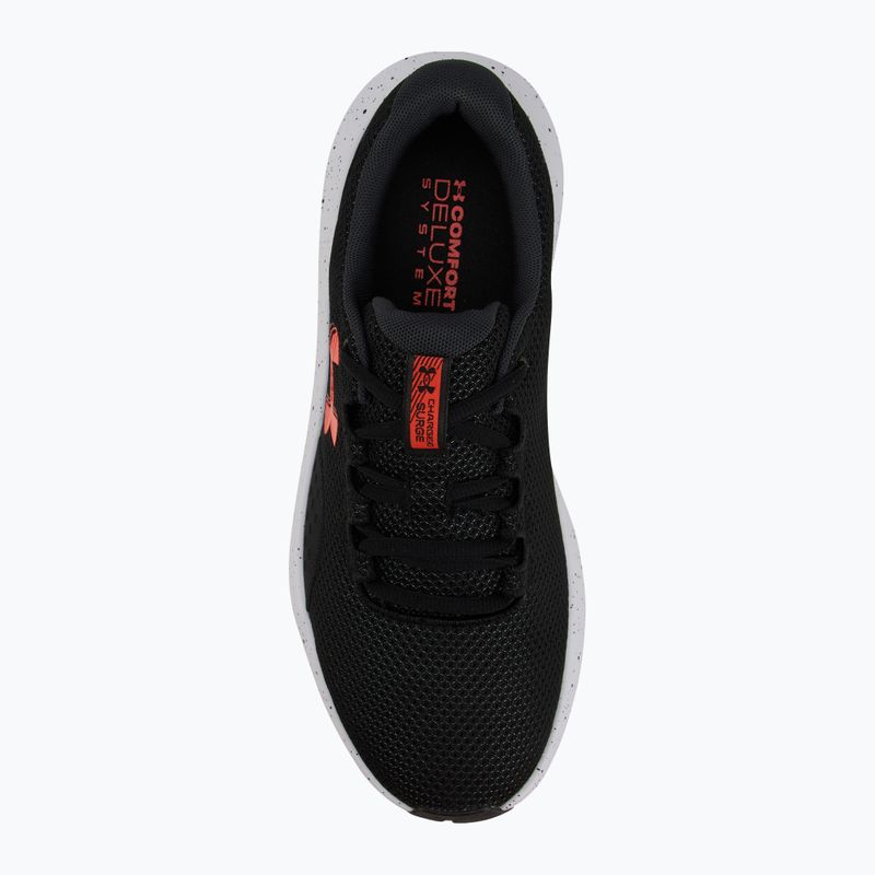 Încălțăminte de alergare pentru bărbați Under Armour Charged Surge 4 black/anthracite/ares red 5