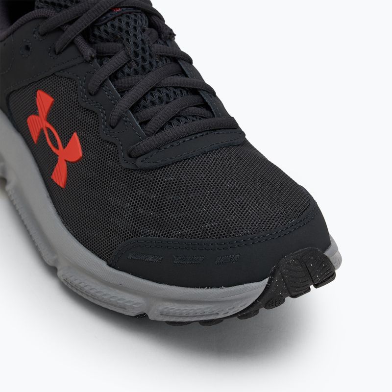 Încălțăminte de alergare pentru bărbați Under Armour Charged Assert 10 anthracite/anthracite/ares red 7