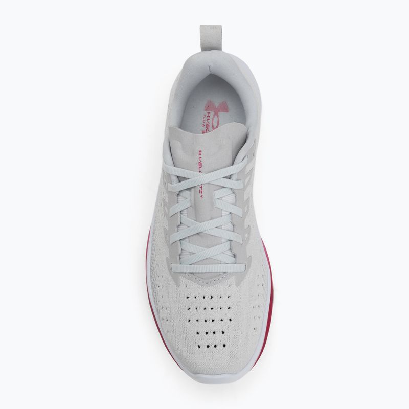 Încălțăminte de alergare pentru femei Under Armour Velociti 4 SE halo gray/mod gray/shaded fuchsia 5