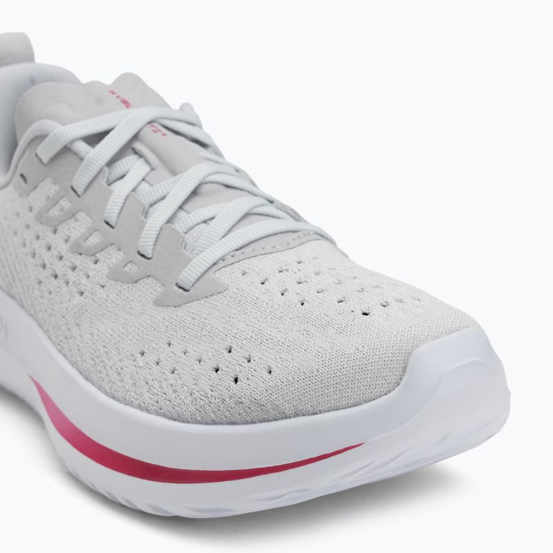 Încălțăminte de alergare pentru femei Under Armour Velociti 4 SE halo gray/mod gray/shaded fuchsia 7