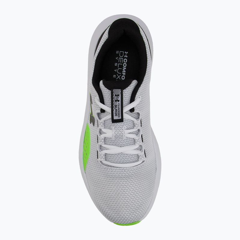 Încălțăminte de alergare pentru bărbați Under Armour Charged Surge 4 white/hyper green/black 4