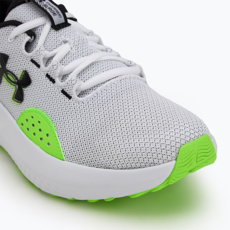 Încălțăminte de alergare pentru bărbați Under Armour Charged Surge 4 white/hyper green/black 7