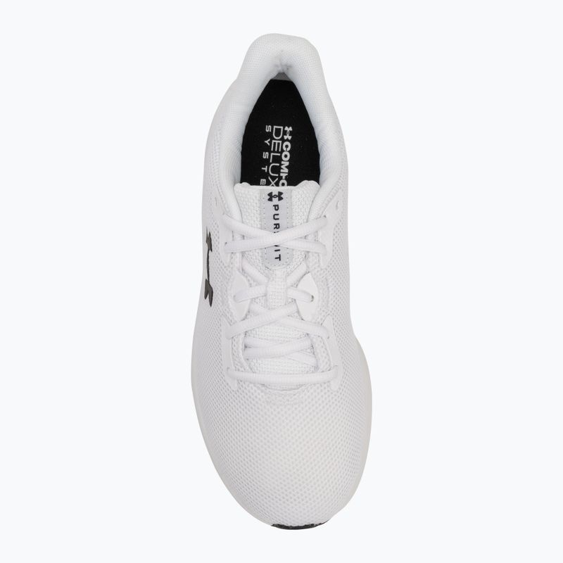 Încălțăminte de alergare pentru bărbați Under Armour Charged Pursuit 4 white/white/black 5