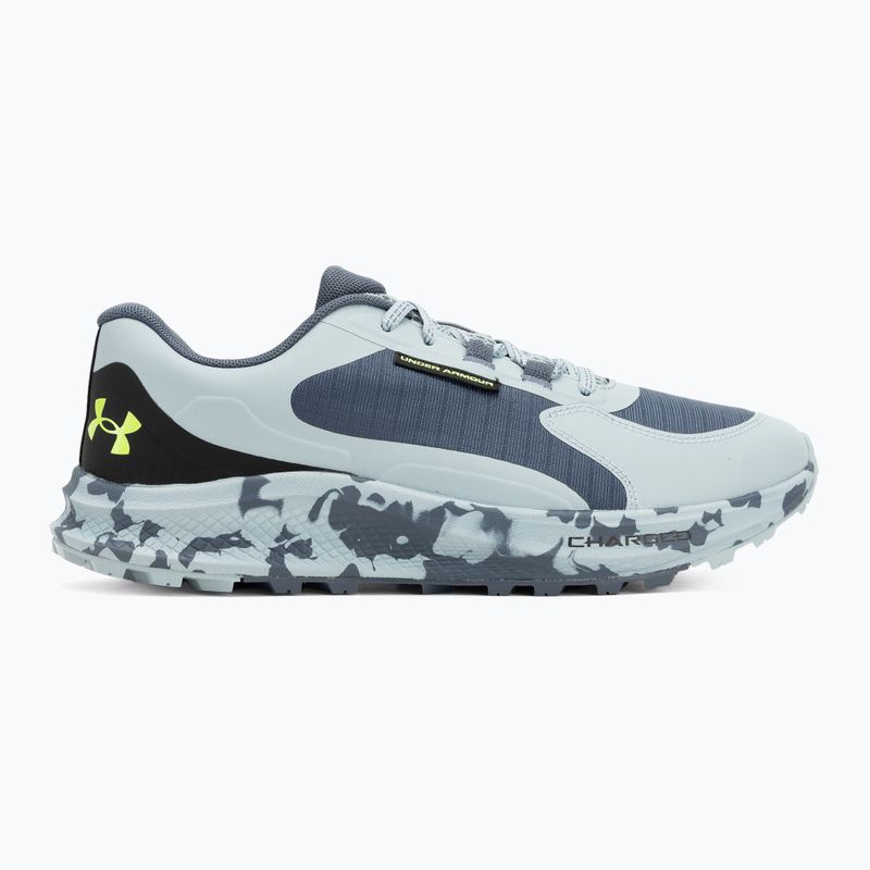 Încălțăminte de alergare pentru bărbați Under Armour Charged Bandit Trail 3 downpour gray/harbor blue/hyper green 2